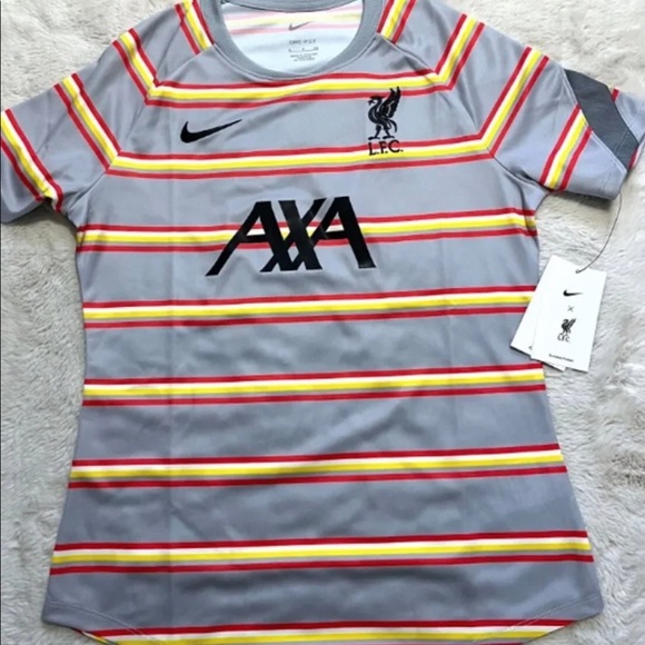 Women's Small Gray Liverpool FC Pre-Match Soccer - Picture 2 of 7